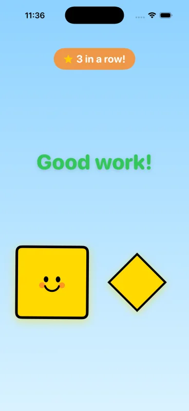 Building a streak — Good work!